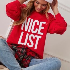 Nice list sweatshirt from Vici